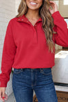 LAS Solid Snap Button Collar Sweatshirt (S-2XL)