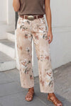 Retro Rose Floral Shift Jeans | 4-16