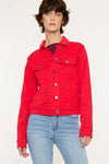 KAN CAN RED ZIG ZAG STICH JACKET