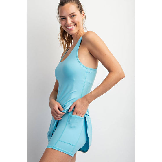 TENNIS ROMPER DRESS