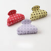 Beau - Simple Dot Pattern PVC Claw Clip