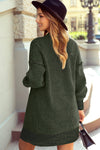 Plaid Knitted Long Open Front Cardigan - 8 Colors
