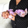Emmy RUFFLE ZIP Bamboo Halloween Pumpkins Baby Outfit