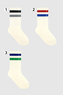  Women's Crew Retro Style 3 Socks