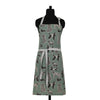 Apron Dog Print Standard Tie style-Aqua Storm