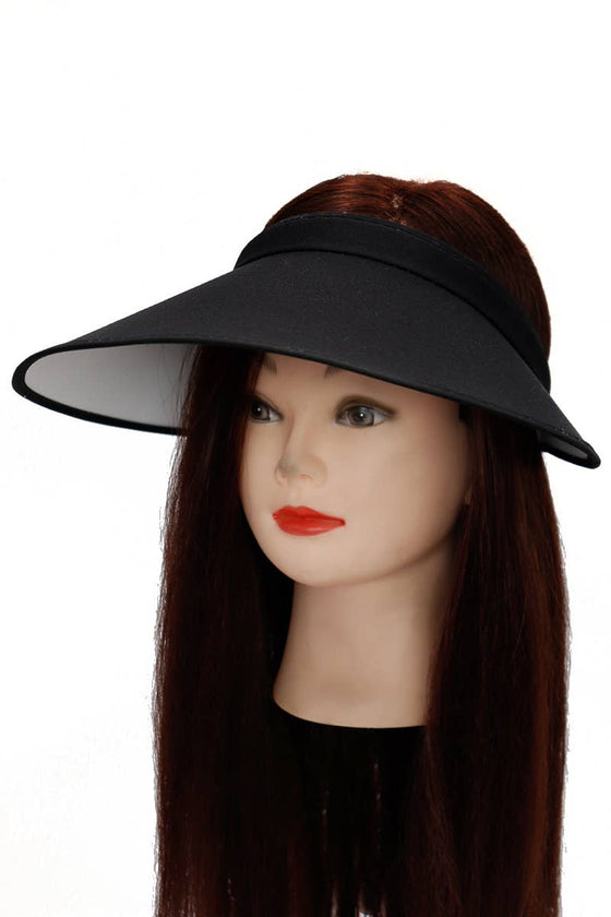 Seamless Basic Wide Brim Clip-On Sun Visor