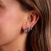 Silver Chunky Waterproof Huggie Earring Set