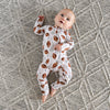 Brady Football ZIP Bamboo One Piece Baby Outfit
