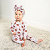 Brady Football ZIP Bamboo One Piece Baby Outfit