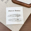 2 Pcs Simple Hollow Out No Bend Hair Clip MK2PPM6W6HCP472