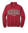 Camo Nebraska 1/4 Zip