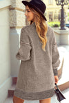 Plaid Knitted Long Open Front Cardigan - 8 Colors