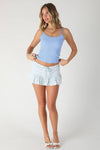 NIKIBIKI White Polka Dot Strap Cami