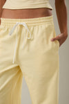MID-RISE WIDE LEG SWEATPANTS