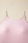 Solid Color Tunic Tank Dress Athletic Shorts Two Piece S-4X