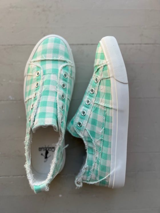 Corkys Babalu Mint Gingham