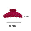 Stylish Polka Dots Large Acetate Hair Claw MK2PPM6W6HCP285