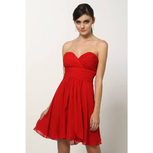  RUCHED BODICE SHORT DRESS