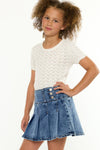 YOUTH PLEATED MINI SKORT-