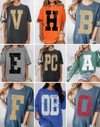 Grunge Stretch w/ Sleeve Flag---ANY TEAM ANY COLORS