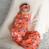 Penny Chickens Baby Swaddle Blanket