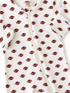 Football / Organic Pointelle 2-Way Zip Footie