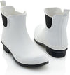 Hey Girl by Corkys Yikes Rainboot - White/Black