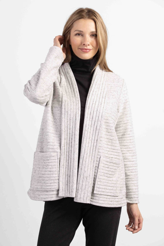 Habitat - Pleated Fleece Shawl-Collar Jacket