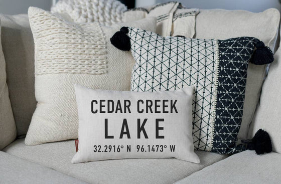 Harlan County Lake Nebraska Coordinates Pillow