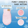 Infant Beanie and Mittens Set - Pale Pink