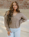 Fern Sweater Cardigan - Mocha