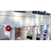 Patriotic Patio Lights, 10ct, 9ft Long