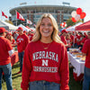 Nebraska Cornhuskers Heart Necklace