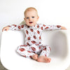 Brady Football ZIP Bamboo One Piece Baby Outfit
