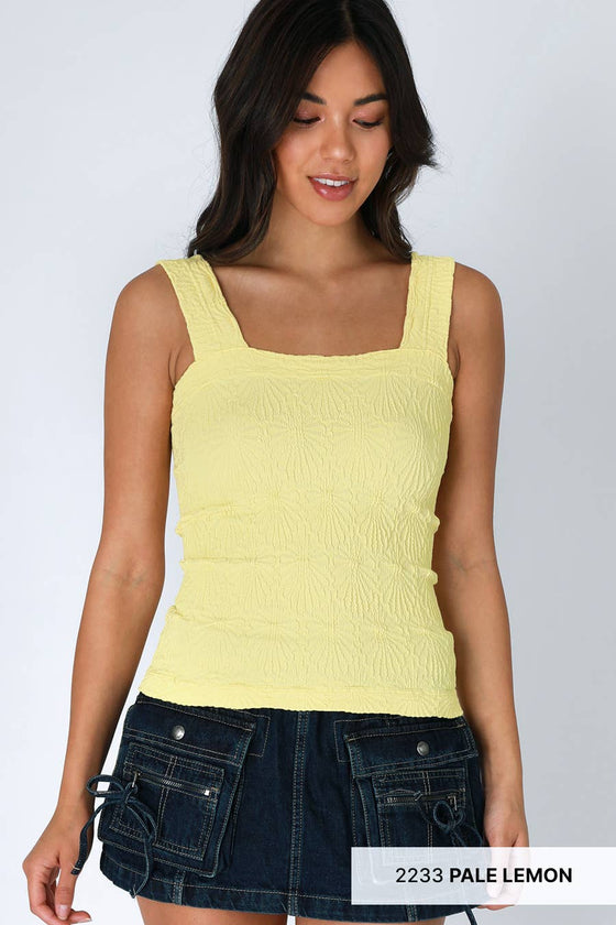 Lace Textured Square Top