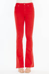 KAN CAN RED HIGH RISE BOOTCUT