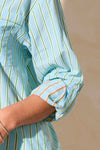 Roll Up Sleeve Shirt w/Contrast Detail