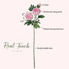 32" Ultra Realistic Elegant Real Touch Artificial Peony