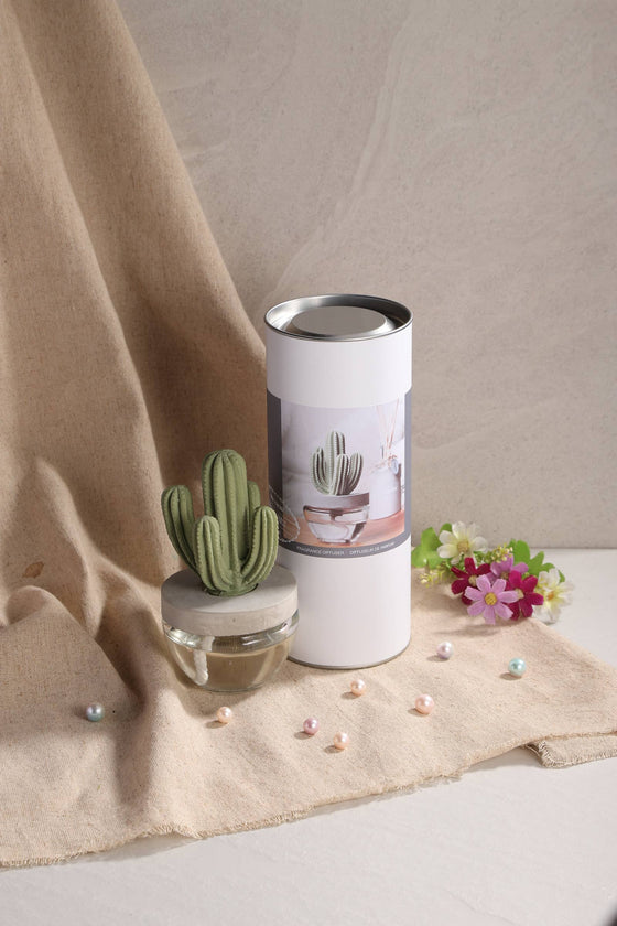Cactus - Saguaro Cactus ceramic diffuser gift set -100ml