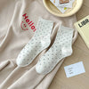 Polka Dot Simple Rolled Socks MK2BLW6W8FSO259