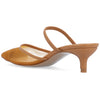 Allana Pointed Toe Kitten Heels In Mesh