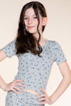 Ultra-Soft Ribbed Fitted Tee