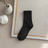 Flounce Solid Color Simple Sweet Socks MK2BLW6W8FSO263