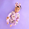 Emmy RUFFLE ZIP Bamboo Halloween Pumpkins Baby Outfit