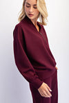 MODAL POLY SPAN SCUBA LUXE HALF ZIP JACKET