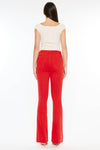 KAN CAN RED HIGH RISE BOOTCUT