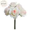10" Pack of 5 Stems-Moisturized coating Real Touch Rose