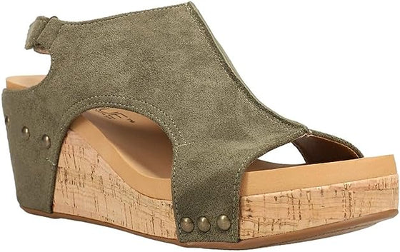 Boutique by Corkys - CARLEY- Olive Suede