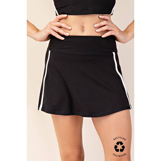 RECYCLED BUTTER SKORT
