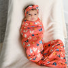 Penny Chickens Baby Swaddle Blanket